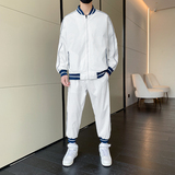 秋季男士休闲运动服套装男女春秋季夹克外套长裤跑步服TZ507P98，男装夹克，星座1410（原1902A）