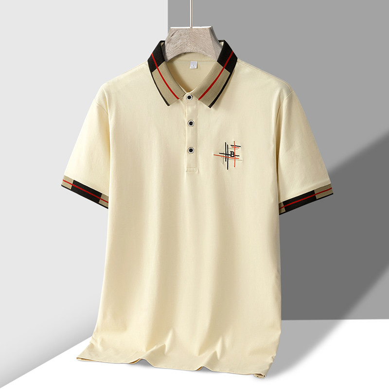 夏季新款男士短袖T恤全棉薄款商务翻领男装polo衫男款PL188P30,男装Polo衫,星座1410（原1902A）