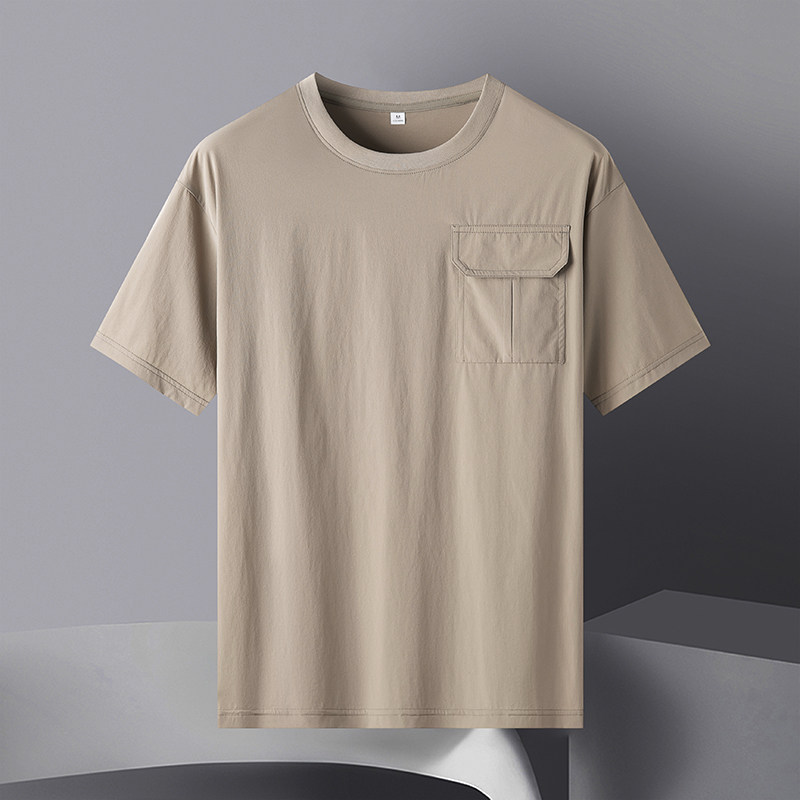 运动冰感速干衣t恤男圆领短袖男体能训练服短袖冰丝T恤DT24611P39,男装T恤,星座1410（原1902A）