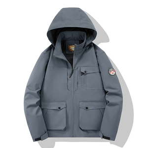 跨境春秋户外运动冲锋衣男女情侣防水防风衣登山服夹克 JK2358P68图片