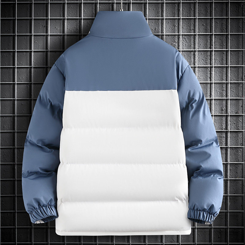 棉衣冬季立领棉服男加厚加绒羽绒棉外套男款拼色面包服MY9988P78,男装棉衣,星座1410（原1902A）