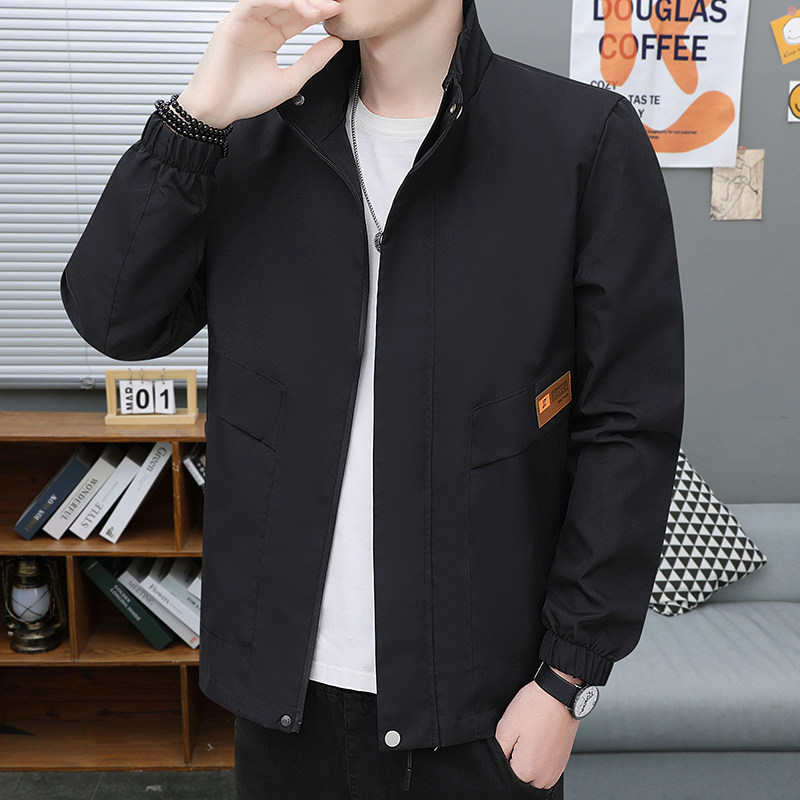 新款男春秋季休闲潮牌户外夹克冲锋衣上衣服春季男外套JK2032P38,男装夹克,星座1410（原1902A）