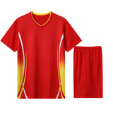 各类球服夏季团体比赛队服运动套装纯色背心公版短袖T恤TZ6012P35，女装T恤，星座1410（原1902A）