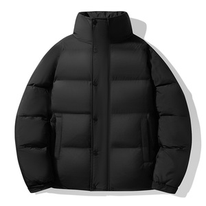 羽绒服男立领休闲潮流短款冬季保暖标白鸭绒情侣外套YR9992P120图片