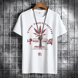 夏季男士短袖t恤潮流潮牌宽松纯棉衣服2021新DT4457-枫叶中国-P15，男装T恤，星座1410（原1902A）