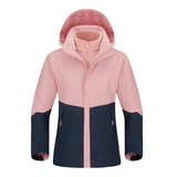 秋冬男女款夹克户外三合一冲锋衣可拆卸两件套登山服CF2597P145，男装夹克，星座1410（原1902A）