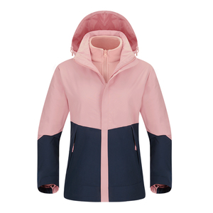 秋冬男女款夹克户外三合一冲锋衣可拆卸两件套登山服 CF2597P145图片