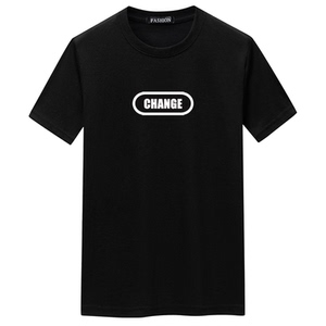 夏季男短袖t恤潮流宽松CVC60%棉衣服新款男装DT3376-change-P15图片