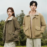 2026新白鸭绒羽绒服男士宽松翻领短款上衣潮牌时尚外套YR2308P200，男装羽绒服，星座1410（原1902A）