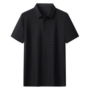 夏季冰丝棉高端polo衫男士短袖商务翻领T恤上衣 PL5555P45图片
