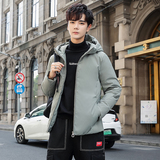 连帽羽绒服男宽松纯白鸭绒上衣青年保暖轻薄款休闲外套YR1598P70，男装羽绒服，星座1410（原1902A）