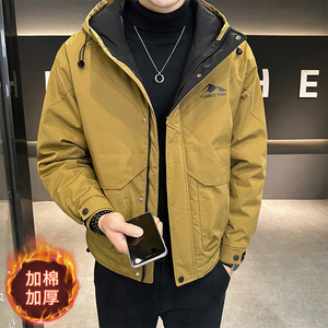 秋季男士工装夹克外套加绒休闲运动夹克外套男士棉衣 MY1091P115图片