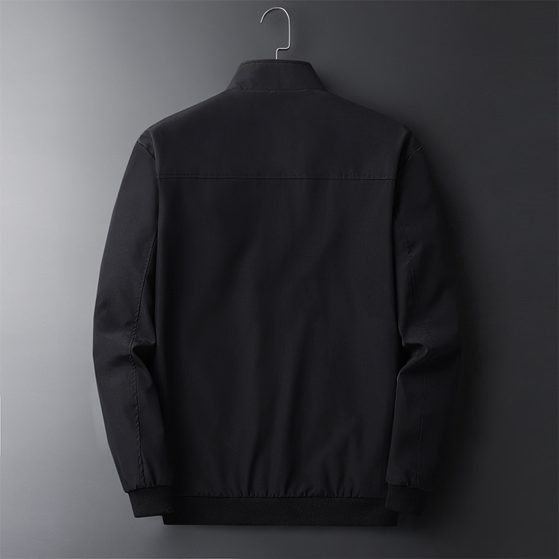秋冬季大码夹克中老年人运动风衣户外商务休闲棒球服男JK1236P50,男装夹克,星座1410（原1902A）