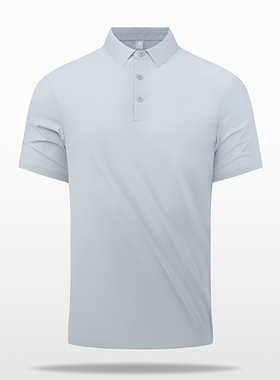 2024冰丝条无缝短袖男Polo衫 短袖翻领衫 BS8398P48