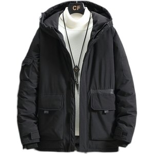 新款羽绒服男士工装连帽冬季羽绒外套潮流男 YR2058图片