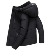 M-5XL大码冬中老年羽绒服短款9012加厚爸爸装保暖外套YR9871P100，男装羽绒服，星座1410（原1902A）