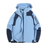 秋冬男女款夹克户外三合一冲锋衣可拆卸两件套登山服CF555SP100，男装夹克，星座1410（原1902A）