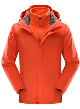 冲锋衣男女款户外运动防风防水保暖内胆潮牌外套CF03087P135