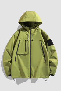 冲锋衣外套男士春秋美式机能工装户外防风防水登山服夹克 J91P32图片