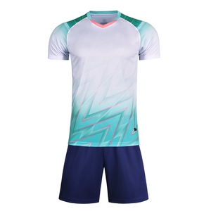 夏足球服运动套装短袖短裤公版T恤团体男女蓝球比赛队服TZ8643P32图片
