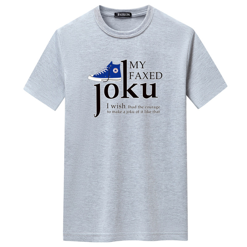 夏季短袖t恤潮流宽松CVC60%棉衣服新款男装DT3795-JOKU鞋,男装T恤,星座1410（原1902A）