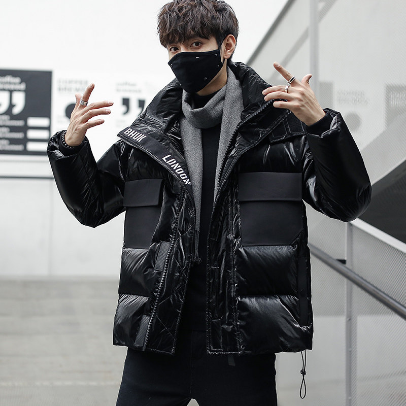 BLLZ外景模特爆款羽绒服男短款工装男士韩版潮牌加厚外套938-P300图片
