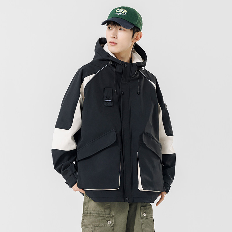 春秋户外运动冲锋衣男女情侣款防水防风衣登山服夹克外套JK155P82,男装夹克,星座1410（原1902A）
