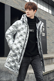 2024新款冬装羽绒服男中长潮情侣加厚保暖防寒连帽外套YR9817P130，男装羽绒服，星座1410（原1902A）