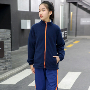 男女款宽松户外室内连帽防风防水工装冲锋衣校服外套CF2128P140图片