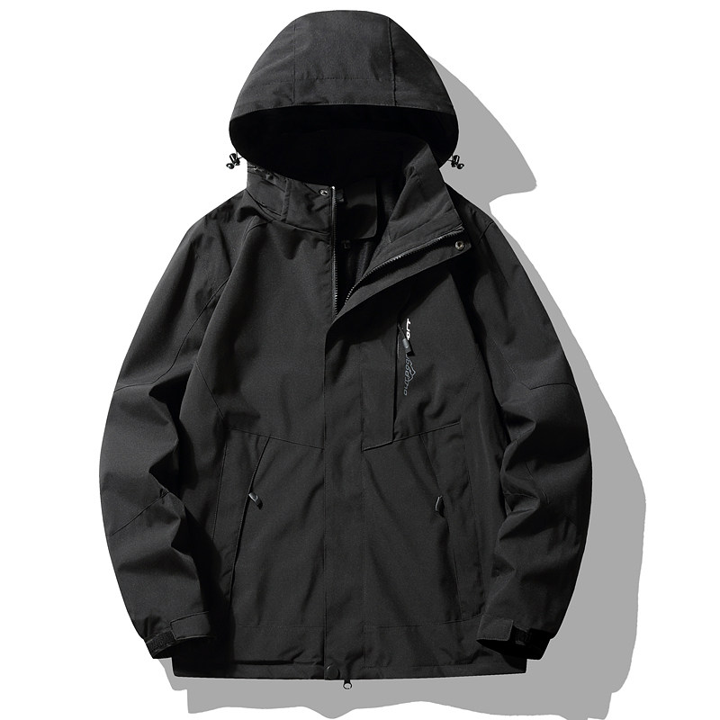 冲锋衣男女情侣春秋运动户外防风防水跑步登山薄外套JK1818DP55,男装夹克,星座1410（原1902A）