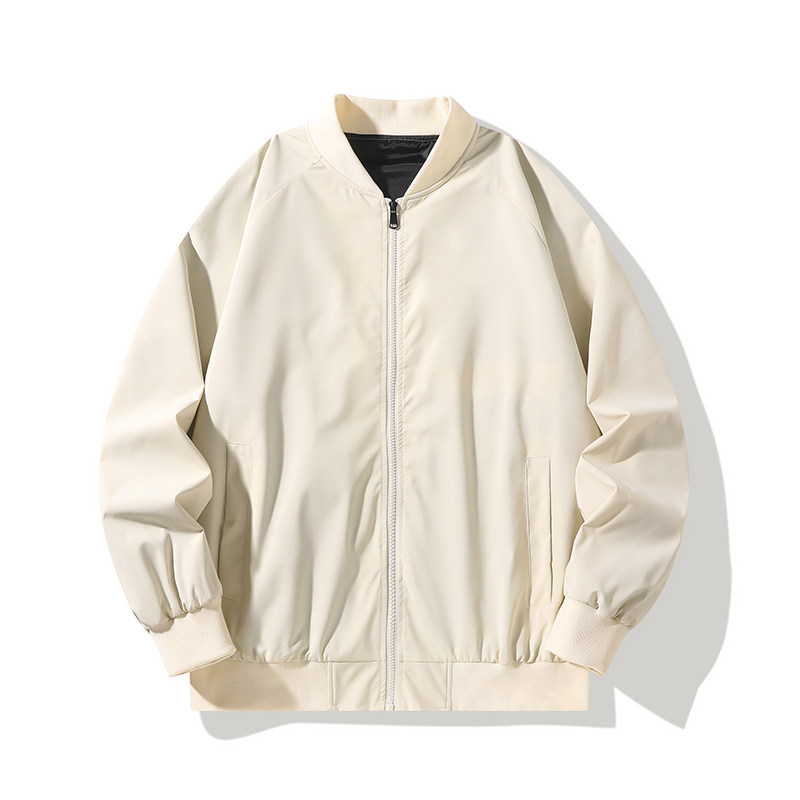 潮牌复古日系纯色棒球服外套男女春宽松情侣装百搭夹克JK667P35,男装夹克,星座1410（原1902A）