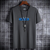夏季男士短袖t恤潮流青春宽松纯棉衣服新款男装DT2044-心跳-P15，男装T恤，星座1410（原1902A）
