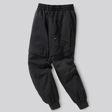 2024新款羽绒裤冬季加厚保暖白鸭绒束脚裤防寒运动裤YRK068P75，男装棉裤，星座1410（原1902A）