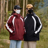 户外冲锋衣外套情侣款秋冬季潮牌男女户外防泼水登山服CF9597P105，男装棉衣，星座1410（原1902A）