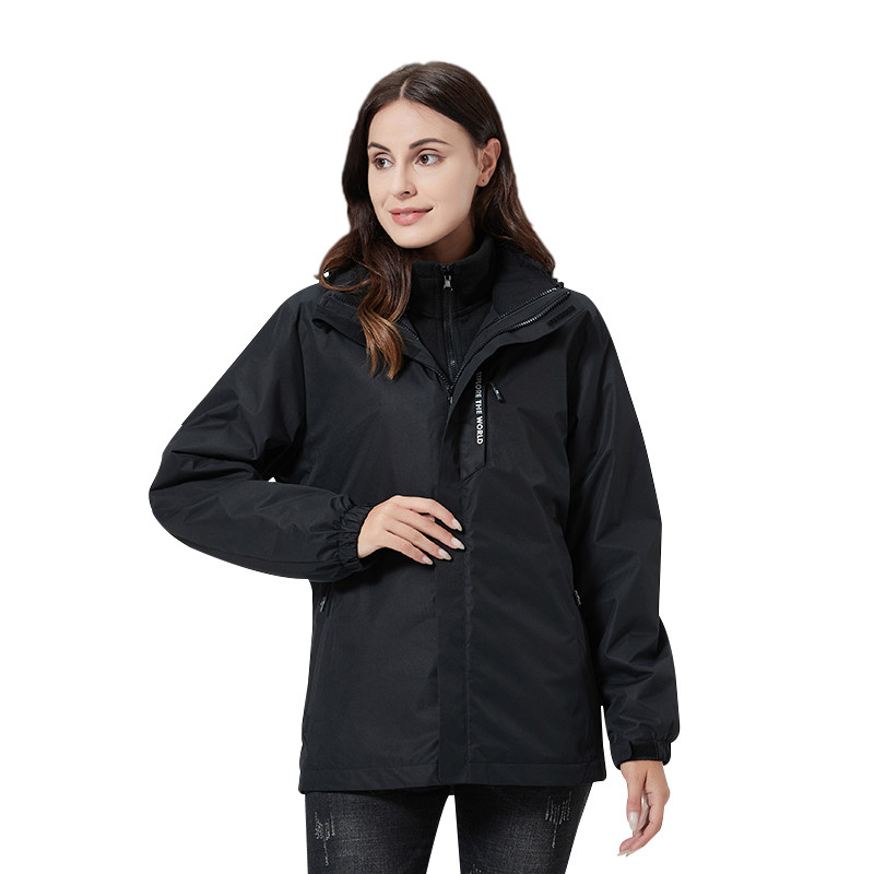 户外冲锋衣男女秋冬季加绒加厚防风防水滑雪登山服外套CF9970P120,男装夹克,星座1410（原1902A）