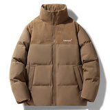 2026新白鸭绒羽绒服男士宽松立领短款上衣潮牌时尚外套YR2309P200，男装羽绒服，星座1410（原1902A）