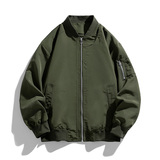 棒球服美式复古飞行员夹克外套男女同款春秋款工装夹克JK2399P60，男装夹克，星座1410（原1902A）