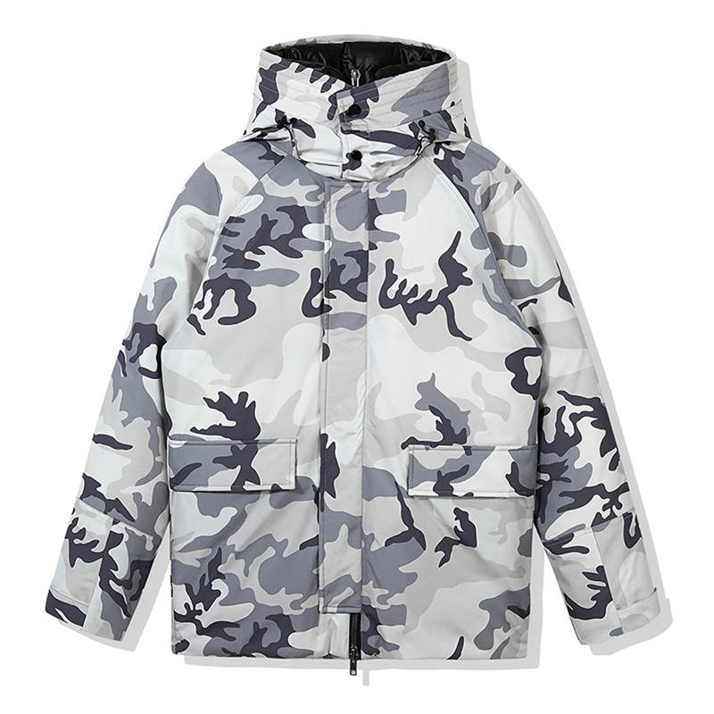 冬季情侣工装迷彩羽绒服男连帽帅气青年加厚保暖外套YR8211-P200,男装羽绒服,星座1410（原1902A）