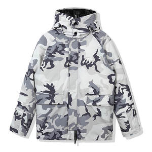 冬季情侣工装迷彩羽绒服男连帽帅气青年加厚保暖外套YR8211-P200