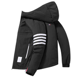四条杠自带流量2021冬季加厚连帽羽绒服男士短款青年YR7051-P130，男装羽绒服，星座1410（原1902A）