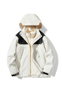 秋冬男女款夹克户外三合一冲锋衣可拆卸两件套登山服 CF968P110图片