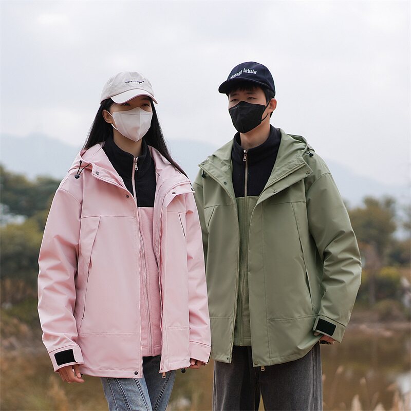 户外三合一冲锋衣男女秋冬季登山服外套保暖夹克 CF8910P100图片