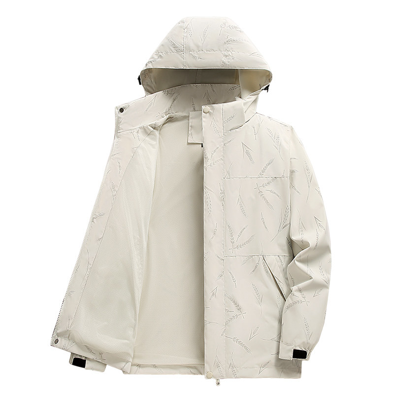 春秋户外运动冲锋衣男女情侣款防水防风衣登山服夹克外套JK553P55图片