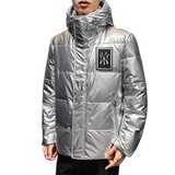 2021羽绒服男短款NY潮亮面冬季白鸭绒加厚休闲连帽外套YR9808，男装羽绒服，星座1410（原1902A）
