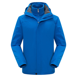 新款纯色三合一冲锋衣男女款户外防风防水轻量登山服CF905P145图片