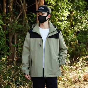 春秋薄款男士户外夹克防风防水情侣冲锋衣女登山服外套 CF2399P55图片