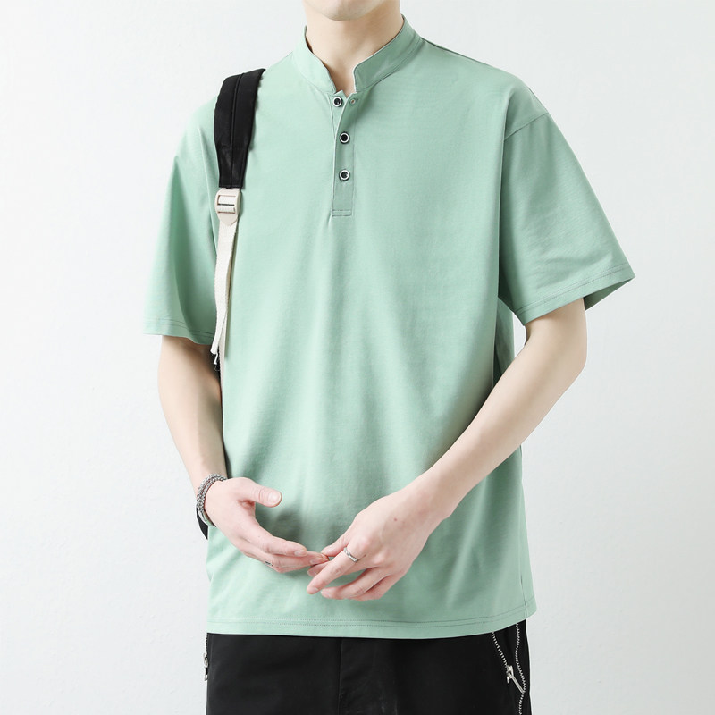 夏季新款高品质纯棉T恤男PolPolo衫