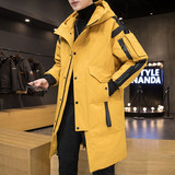 2021男士新款中长款加厚修身连帽羽绒服外出保暖棉衣YR1910，男装羽绒服，星座1410（原1902A）