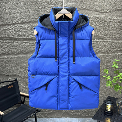 羽绒棉马甲新款秋冬季棉马甲男士韩版潮流男士羽绒棉马夹MJ996P75