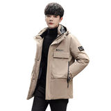 2026新款冬季短款连帽青年男士时尚百搭白鸭绒羽绒服YR3315P110，男装羽绒服，星座1410（原1902A）